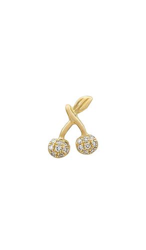 Diamond Cherry Stud Earring in - EF COLLECTION - Modalova