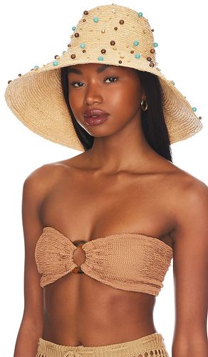 Embellished Straw Sun Hat in - Lele Sadoughi - Modalova