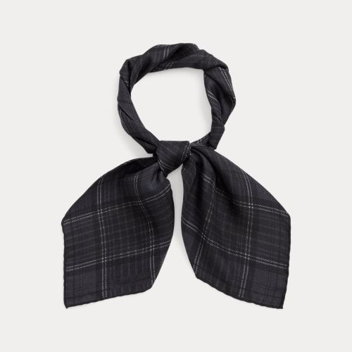 Foulard scozzese in cashmere e seta - Purple Label - Modalova