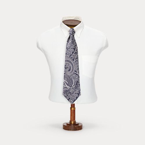 Cravatta in seta motivo cashmere - RRL - Modalova