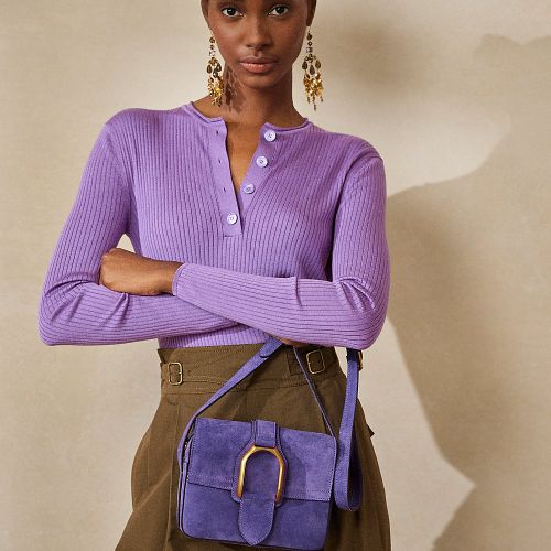 Borsa a tracolla Welington in camoscio - Collection - Modalova