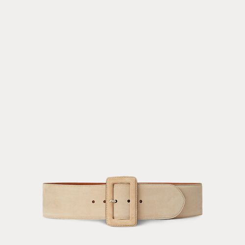 Cintura in camoscio con fibbia trench - Collection - Modalova