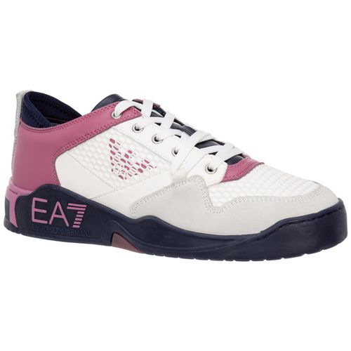 Scarpe sneakers donna camoscio - Emporio Armani EA7 - Modalova